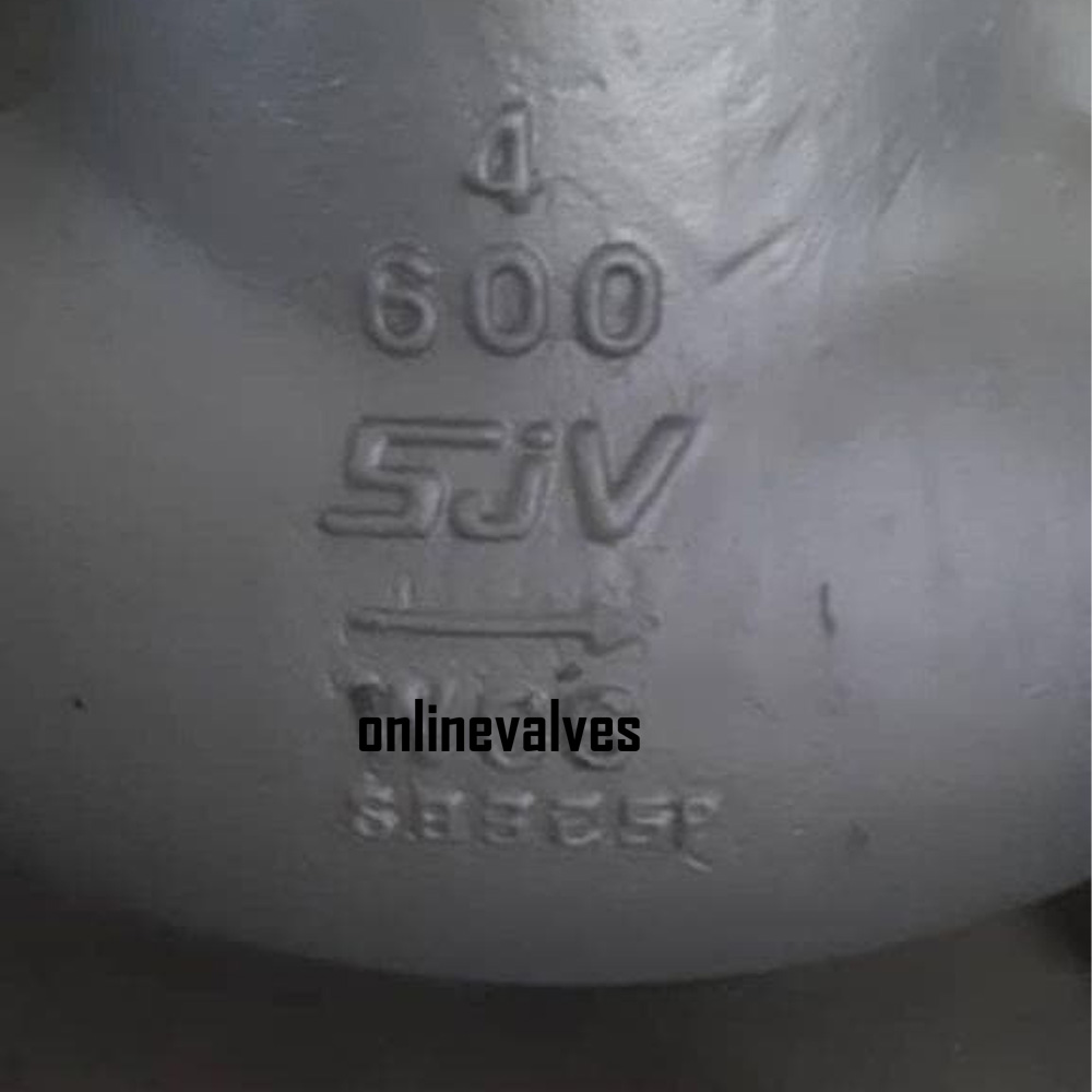 Globe valve Size=4 Class =600 Body material =WC6
